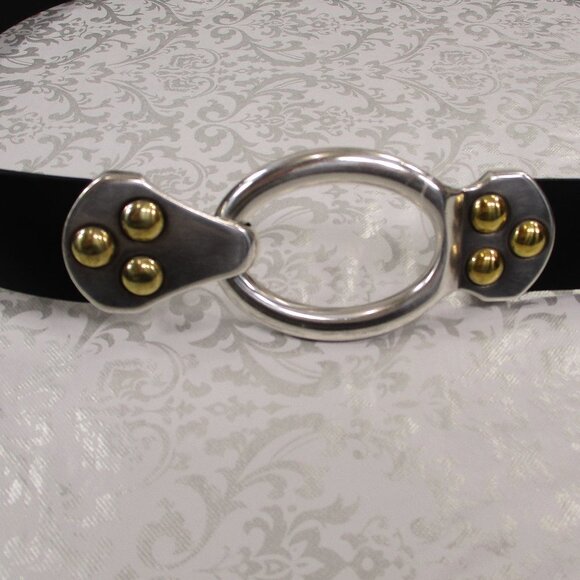CHICO\'S Black Trouser Belt NWT Size S/M